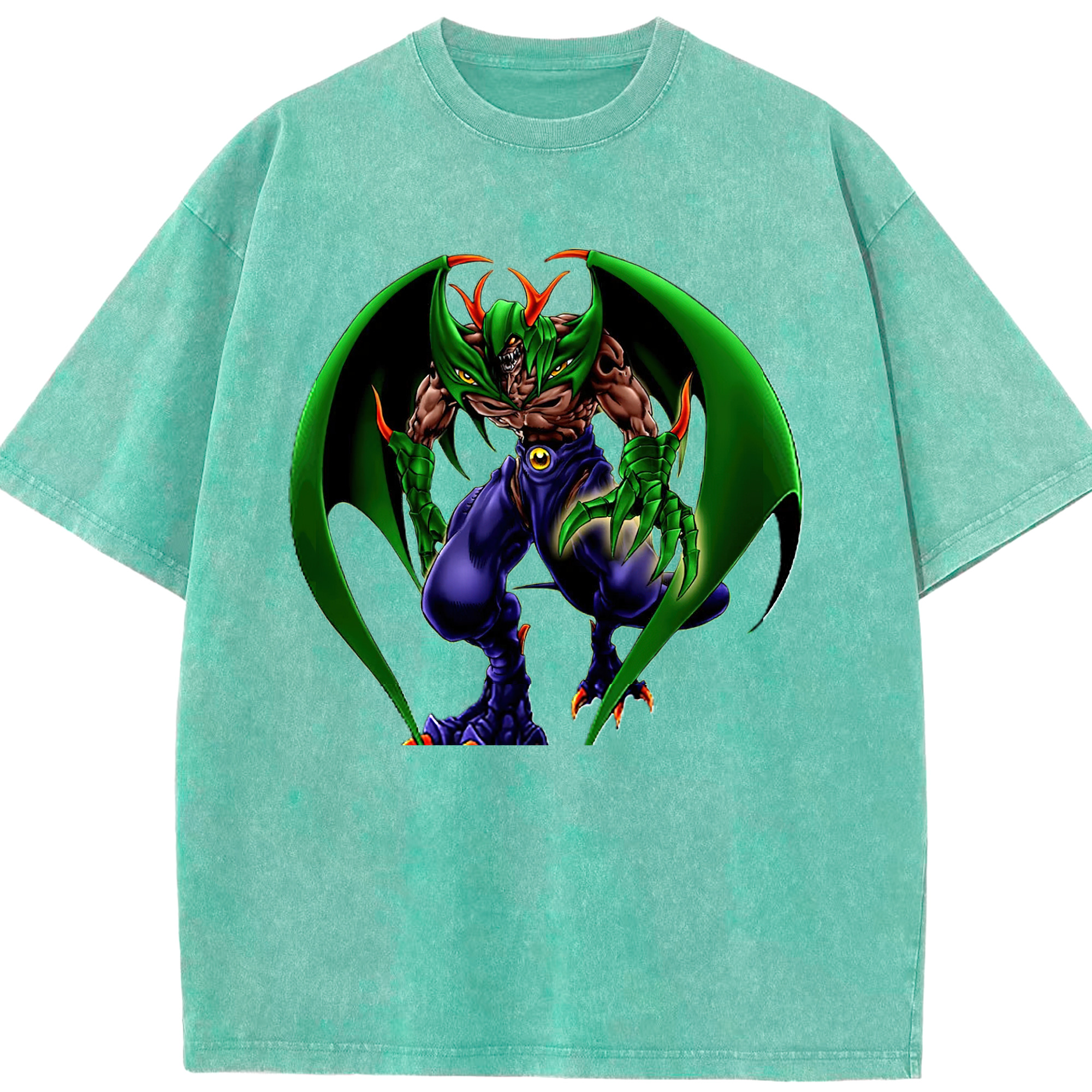 （画像用） 遊☆戯☆王 Yu-Gi-Oh! 綿100% ヴィンテージ風 半袖Tシャツ（フロントプリント）